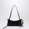 Alaïa Alaia Midnight Blue Suede Small Le Click East West Bag Women In Black