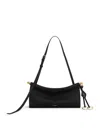Alaïa Le Click Medium Shoulder Bag In Glossy Leather In Black