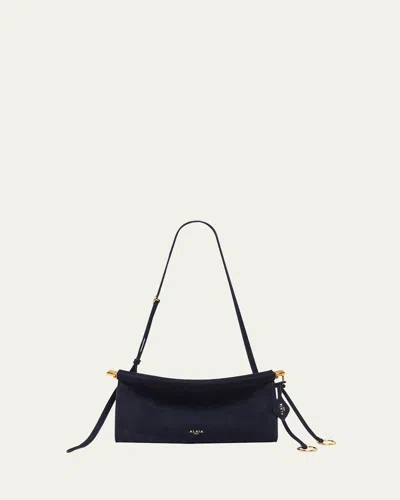 Alaïa Le Click East-west Suede Shoulder Bag