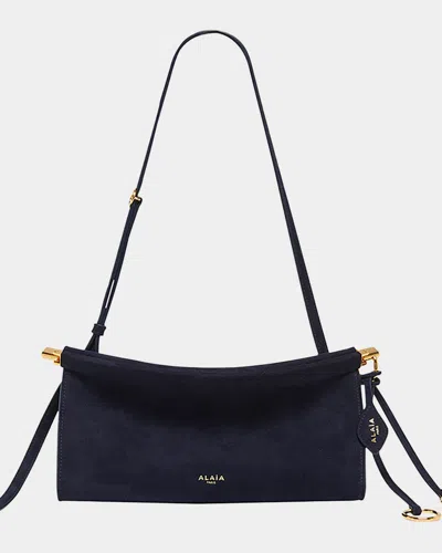 Alaïa Le Click East-west Suede Shoulder Bag