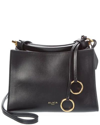 Alaïa Le Click Leather Shoulder Bag In Black