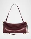 Alaïa Le Click Medium Shoulder Bag In Glossy Leather