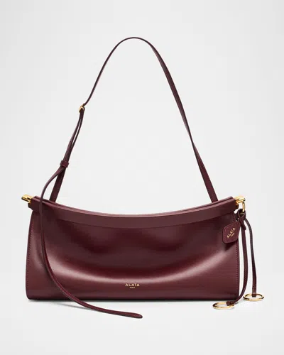 Alaïa Le Click Medium Shoulder Bag In Glossy Leather