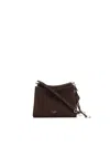 Alaïa Le Click Medium Square Bag In Nubuck In Brown