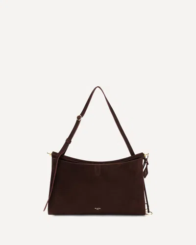 Alaïa Le Click Pocket Shoulder Bag In Burgundy