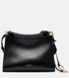 Alaïa Le Click Small Square Shoulder Bag In Glossy Leather
