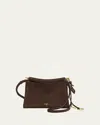 Alaïa Le Click Small Shoulder Bag In Nubuck Leather
