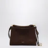 Alaïa Le Click Medium Square Bag In Nubuck In Brown