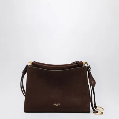 Alaïa Alaia Le Click Small Square Bag Brown Women