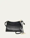 Alaïa Le Click Small Square Shoulder Bag In Glossy Leather