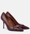 Alaïa Le Coeur 90 Patent Leather Pumps