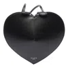 Alaïa Le Coeur Haircalf Crossbody Bag In Black