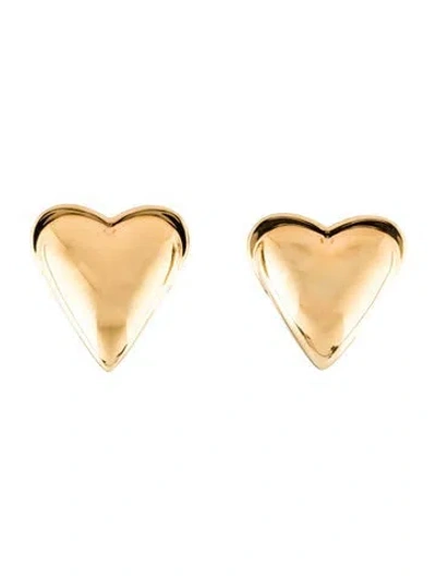Pre-owned Alaïa Le Coeur Bombe Earrings In Multi
