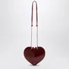 Alaïa Alaia Women Le Coeur Patent Leather Crossbody Bag In Red