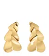 Alaïa Le Cour Long Gold Earrings In Gold