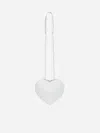 Alaïa Le Coeur Shoulder Bag In Optic White