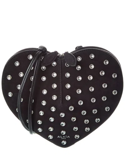 Alaïa Alaia Le Coeur Leather Crossbody