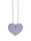 Alaïa Le Coeur Leather Crossbody Bag In Blue