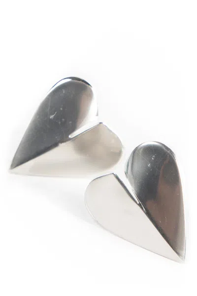 ALAÏA LE COEUR MINI TORN EARRINGS