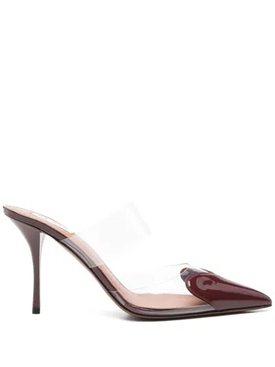 Alaïa Le Coeur Mules In Red