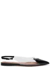 Alaïa Le Cœur Slingback Flats In Black