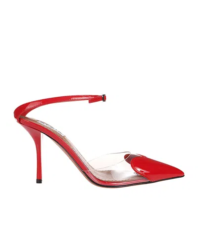 Alaïa Le Coeur Pointed High-heeled Sandals In 331 - Laque