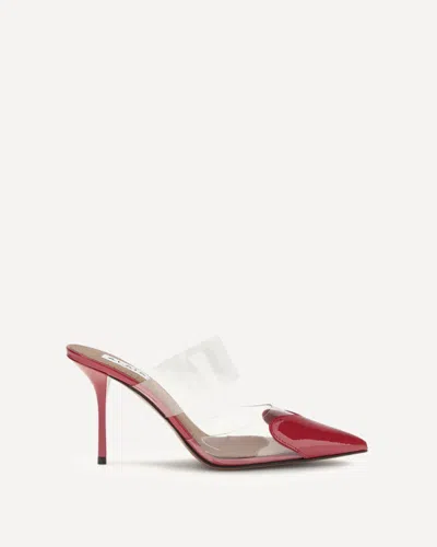 Alaïa Alaia Women Le Coeur Patent Leather Sandals In Red