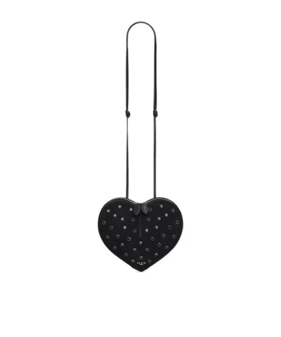 Alaïa Le Coeur Shoulder Bag In Black