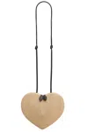 Alaïa Le Coeur Shoulder Bag In Brown