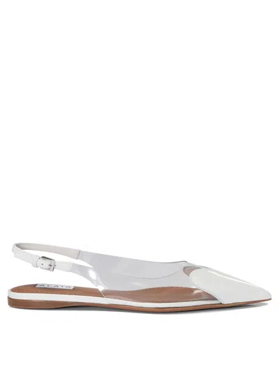 Alaïa Le Coeur Pvc Slingback Flats In White