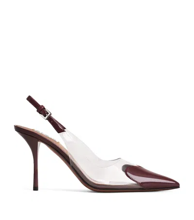 Alaïa Le Coeur Slingback Pumps 90 In Brown