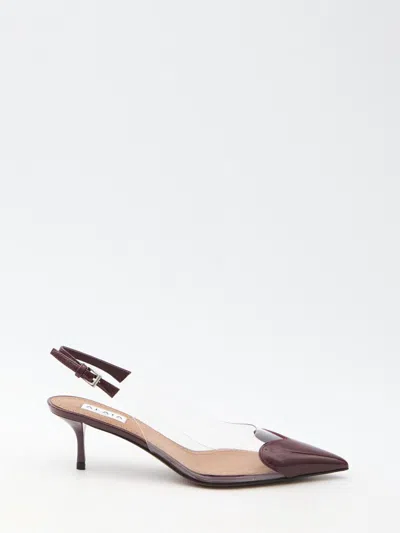 Alaïa Le Coeur Slingback In Red