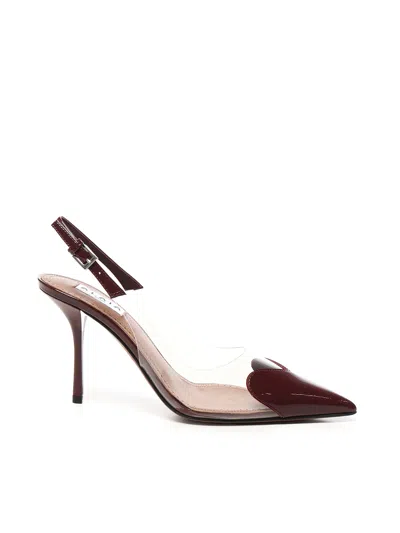 Alaïa Le Coeur Slingback In Red