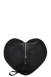 Alaïa Le Coeur Soft Heart Clutch In Noir