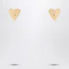 Alaïa Alaia Le Coeur Torn Gold Earrings Women In Gold