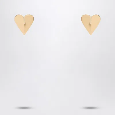 Alaïa Alaia Le Coeur Torn Gold Earrings Women