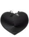 Alaïa Alaia Le Couer Leather Shoulder Bag In Black