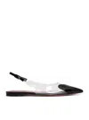 Alaïa Le Cœur Slingback Flats In Black
