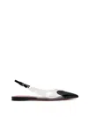 Alaïa Le Cœur Slingback Flats In Black