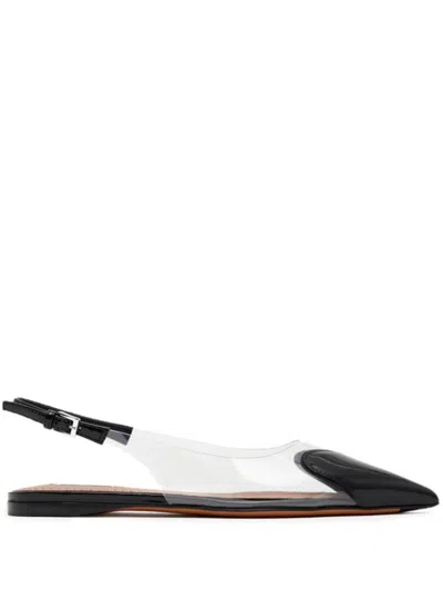 Alaïa Le Cœur Flat Slingbacks Shoes