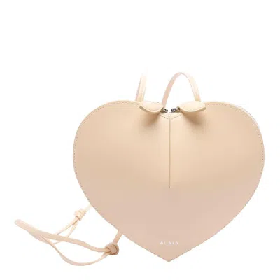 Alaïa Le Cœur In Calfskin Bags