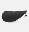 Alaïa Leather Le Demi-coeur Shoulder Bag In Black