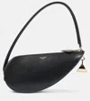 Alaïa Leather Le Demi-coeur Shoulder Bag In Black