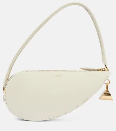 Alaïa Le Demi Coeur Shoulder Bag In White