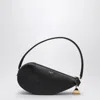 Alaïa Leather Le Demi-coeur Shoulder Bag In Black