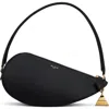 Alaïa Leather Le Demi-coeur Shoulder Bag In Noir