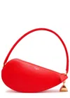 Alaïa Red Le Demi Coeur Shoulder Bag In Red