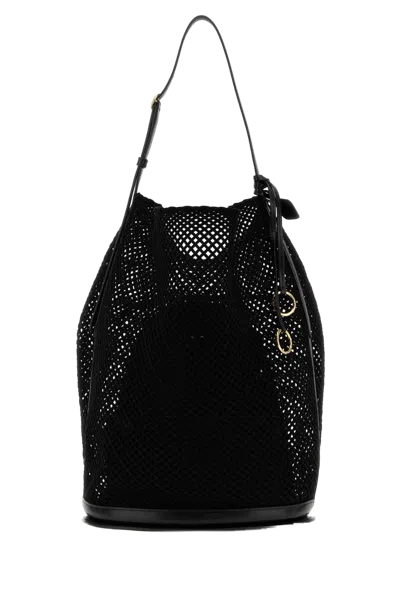 Alaïa Alaia Le Hip Bucket Bag In Black