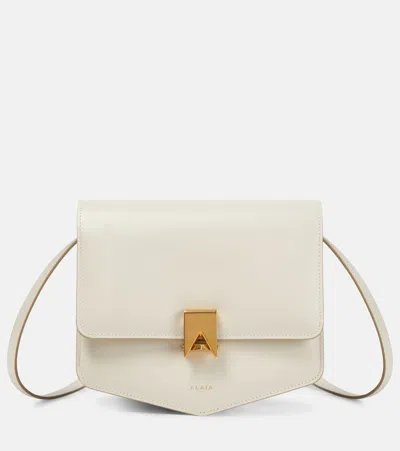 Alaïa Le Papa Leather Shoulder Bag In Ivoire