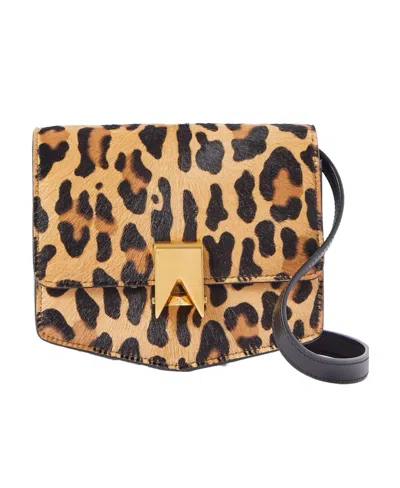 Alaïa Le Papa Leopard-print Shoulder Bag In Black